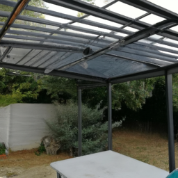 Aménagement de pergola avec fermeture loggia en PVC Basse-Terre